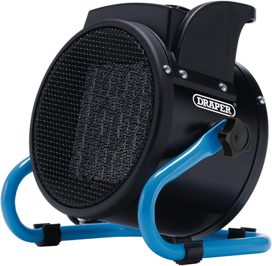 Draper 04565 - 230V PTC ELECTRIC SPACE HEATER, 2KW, 6824 BTU