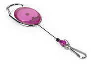Load image into Gallery viewer, Durable STYLE Secure Retractable Carabiner Badge Reel for IDs &amp; Keys
