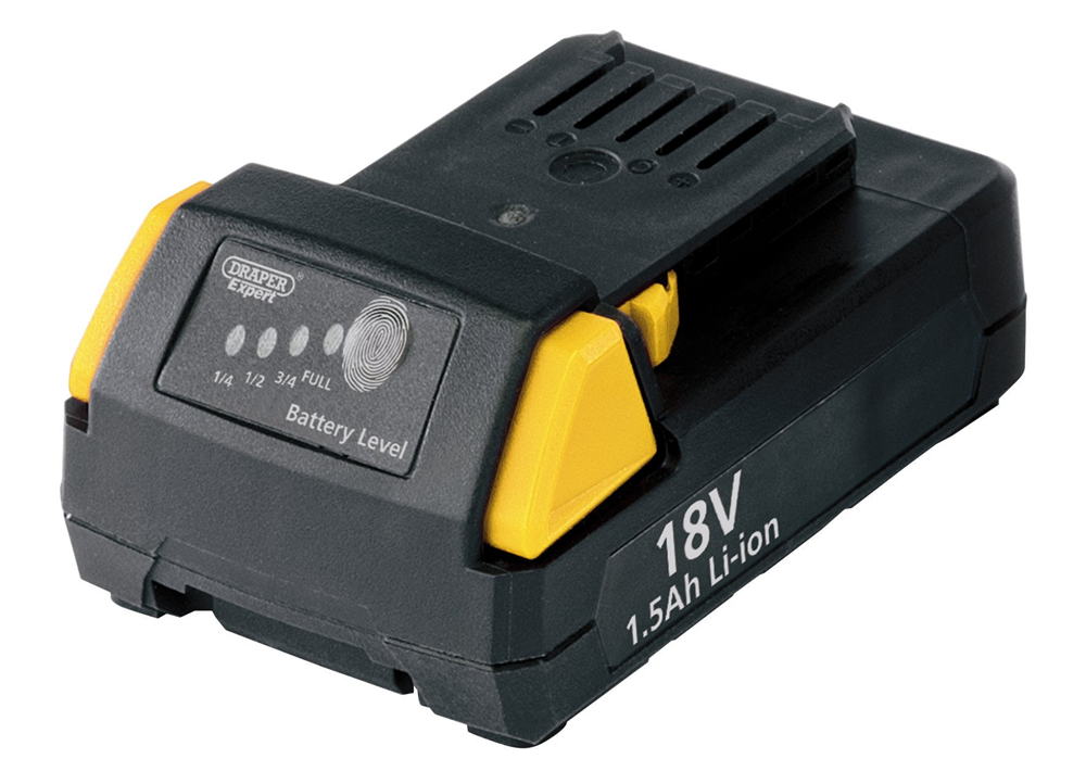 Draper 18V LIION BATT (1.5AH) 83686 18V Cordless Combi Hammer Drill w