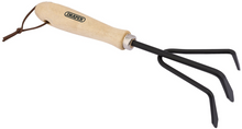 Load image into Gallery viewer, Draper CARBON STEEL HAND CULTIVATOR 83991 Carbon Steel Hand Cultivator with Hardwood Handle
