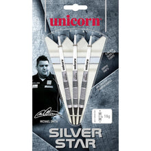 Load image into Gallery viewer, Unicorn Michael Smith Silver Star 80% Tungsten Darts
