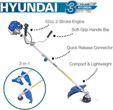 Load image into Gallery viewer, Hyundai HYBC5200X Petrol Strimmer 52cc Grass Trimmer Brushcutter
