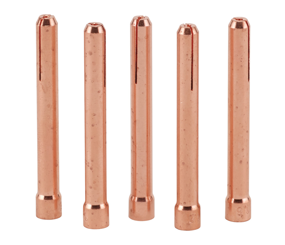 Draper 1.6MM COLLET FOR TIG TRCH PK5 98450 Collet, 16mm for Stock No. 70087 and 57096 (Pack of 5)