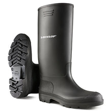 Load image into Gallery viewer, Dunlop - DUNLOP PRICEMASTOR Wellington Boot BLACK GREEN WHITE (380PP)
