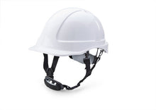 Load image into Gallery viewer, BEESWIFT REDUCED PEAK SAFETY HELMET HARD HAT BLACK &amp; WHITE
