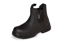Load image into Gallery viewer, Beeswift Dual Density Safety Dealer Boot ALL SIZES - Black - Toe Capped
