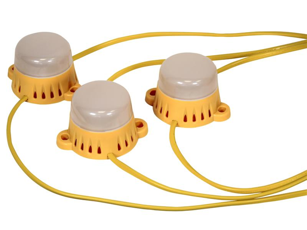 Faithfull Power Plus FPPSLFESTL22 Festoon Lights 10 LED Bulbs 110V 22m |