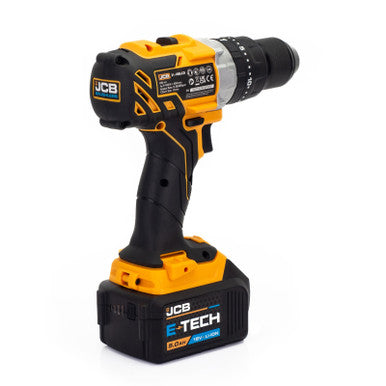 JCB 18V B/L Combi Drill B/L SDS Kit 2x 5.0ah super fast charger in 20
