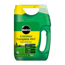 Load image into Gallery viewer, Miracle-Gro EverGreen Complete 4-in-1 Spreader, Lawn Food, Weed &amp; Moss Control 80m2
