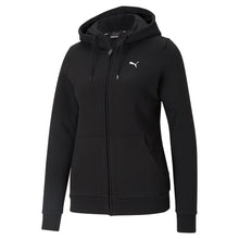 Load image into Gallery viewer, Puma Womens Small Logo Zip Hoodie - Black,Grey - All Sizes
