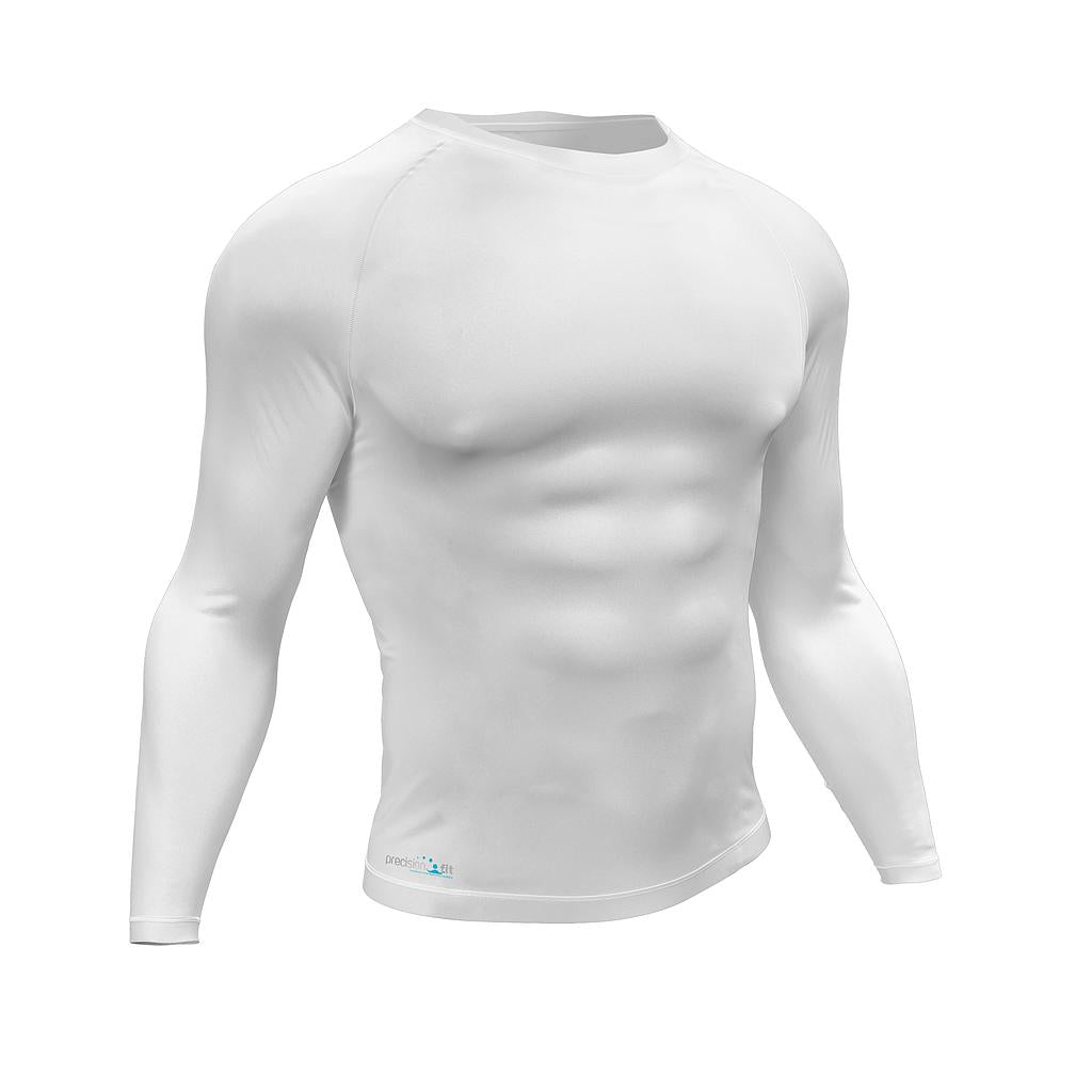 Precision Essential Baselayer Long Sleeve Shirt Adult White Small 34-36