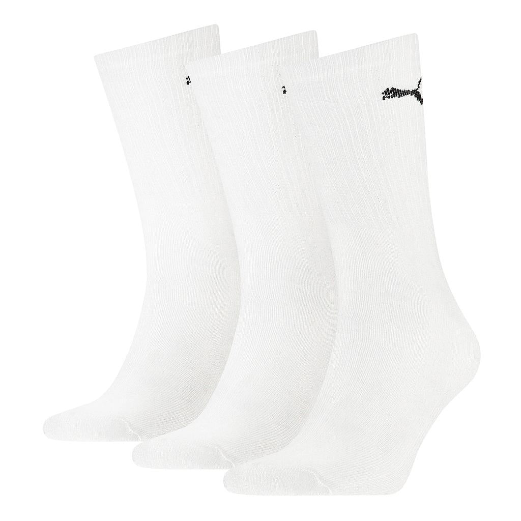 Puma Sports Crew Socks (3 Pairs) White 45144