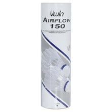 Load image into Gallery viewer, Uwin Airflow 150 Badminton Shuttlecocks (Tube of 6)
