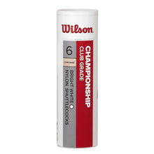 Load image into Gallery viewer, Wilson Championship Shuttle (Tube of 6)
