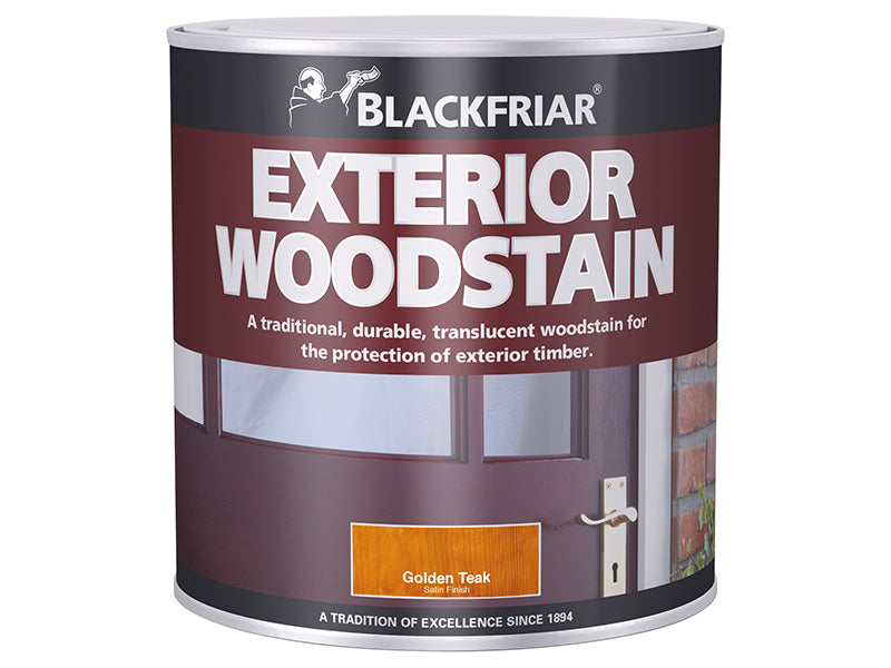 Blackfriar BF0010001E1 Traditional Exterior Woodstain Golden Teak 500ml