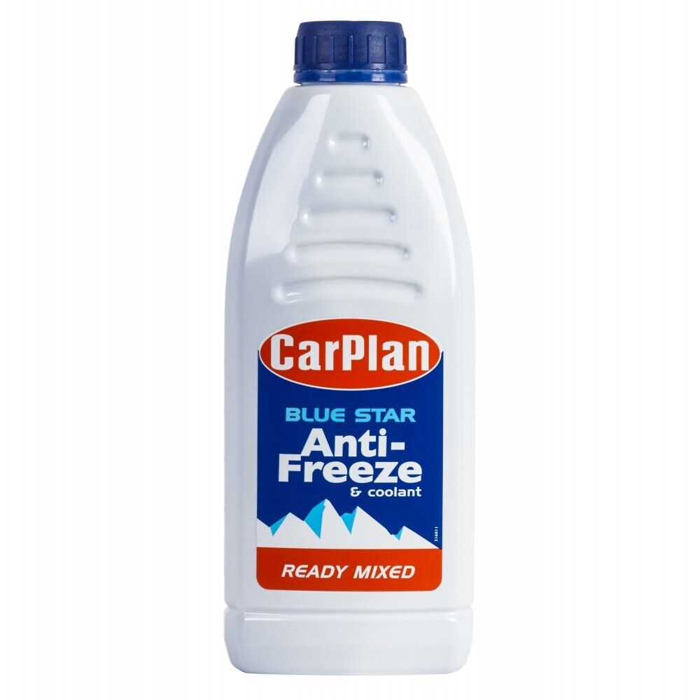 CarPlan Blue Star Antifreeze & Coolant Concentrate Down To -36C 1L