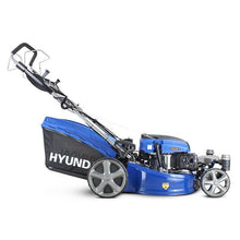 Load image into Gallery viewer, Hyundai HYM510SPEZ Petrol Lawn Mower 196cc 20"/51cm Electric Start Self Propelled Garden Mower
