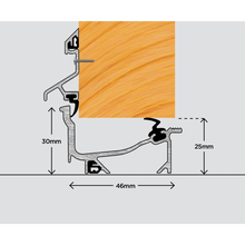 Load image into Gallery viewer, Exitex 914Mm(36&quot;) Weatherten Bar Mill Door Rain Deflector Kit Weather Drip Bar
