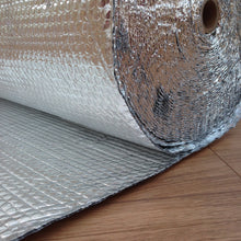 Load image into Gallery viewer, Yuzet Silver Multi-purpose Double Aluminium Bubble Insulation Foil. Loft, Wall, Home, Caravan, Attic, Garage, Roof, Radiator
