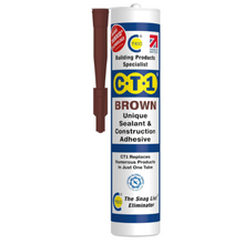 Load image into Gallery viewer, CT1 All Colours TRIBRID Multi-Purpose Sealant &amp; Adhesive 290ml Flexible Odourles
