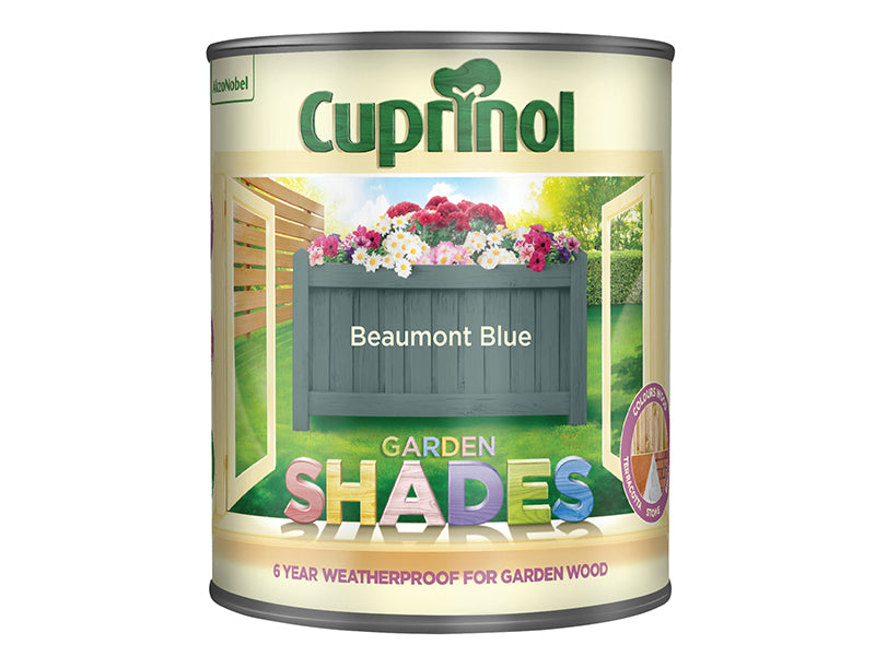 Cuprinol 5092596 Garden Shades Beaumont Blue 1 litre