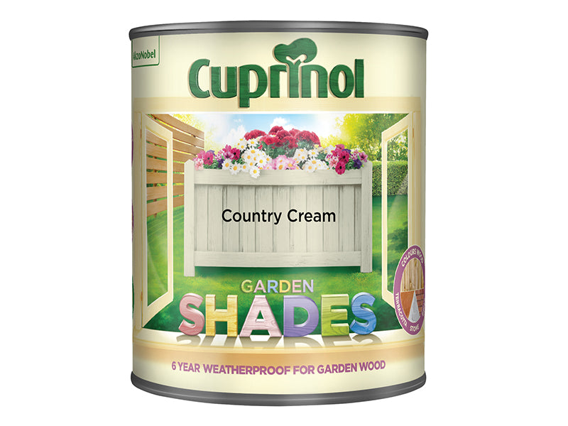 Cuprinol 5092588 Garden Shades Country Cream 1 litre