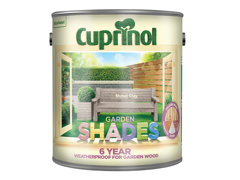 Cuprinol 5122397 Garden Shades Muted Clay 2.5 litre