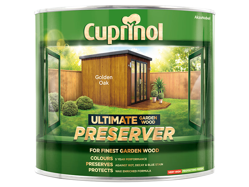 Cuprinol 5206080 Ultimate Garden Wood Preserver Golden Oak 1 litre