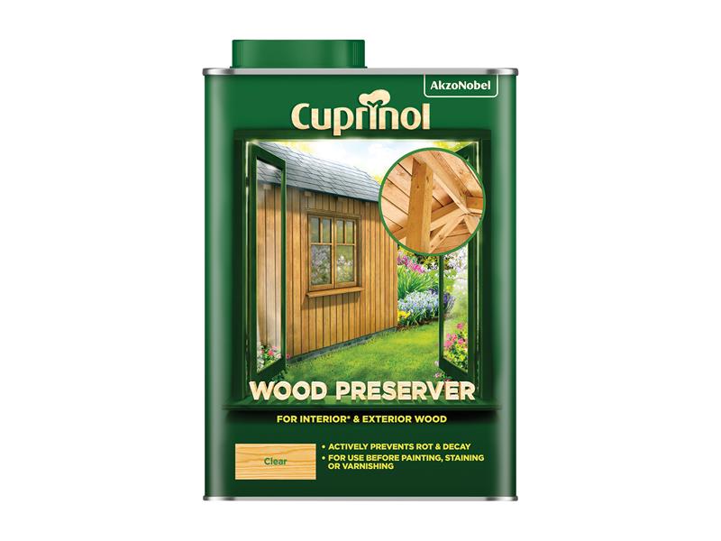 Cuprinol 5330417 Wood Preserver Clear 1 litre
