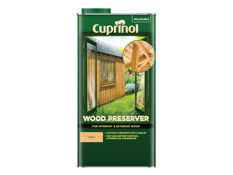 Cuprinol 5330418 Wood Preserver Clear 5 litre