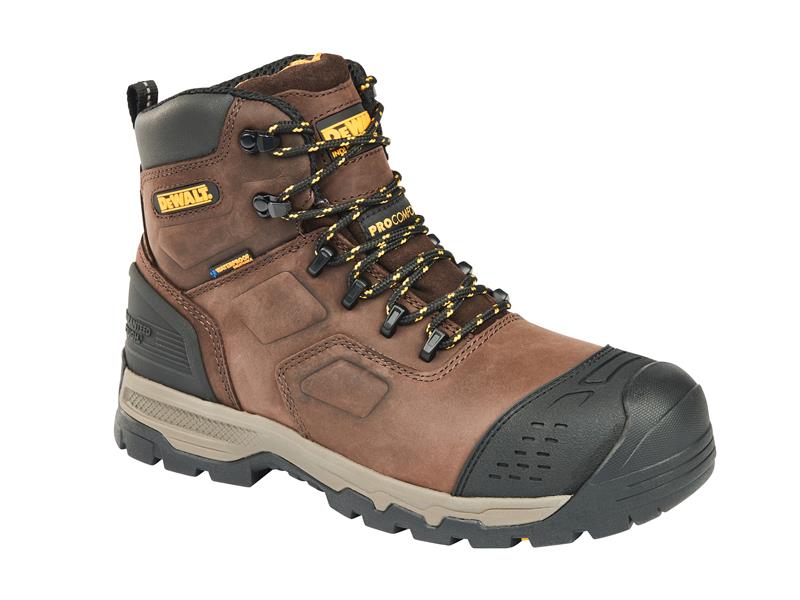 DEWALT BULLDOZER BROWN SIZE 9 Bulldozer Pro-Comfort Safety Boots Brown UK 9 EUR 43