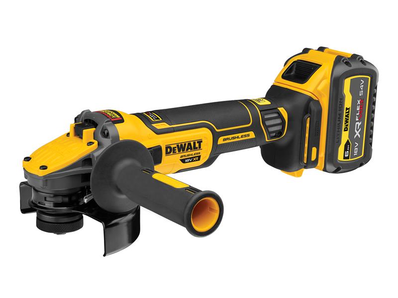 DEWALT DCG409T1-GB DCG409T1 XR FlexVolt Advantage Grinder 125mm 18V 1 x 6.0Ah Li-ion