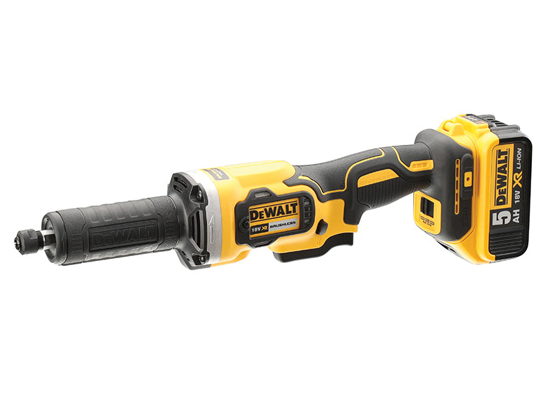 DEWALT DCG426P2-GB DCG426P2 DCG426 XR Brushless Die Grinder 18V 2 x 5.0Ah Li-ion