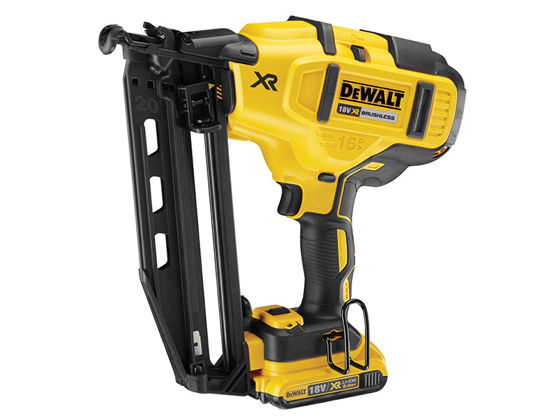 DEWALT DCN660D2-GB DCN660D2 Cordless XR Brushless Second Fix Nailer 18V 2 x 2.0Ah Li-ion