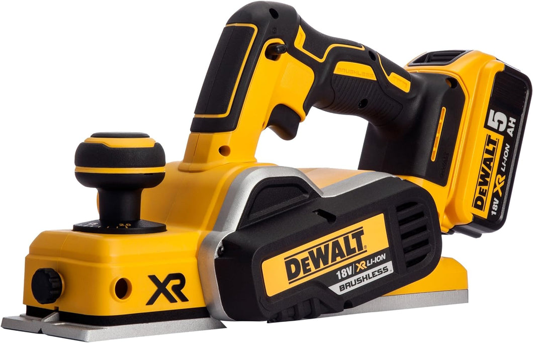 DEWALT DCP580P2-GB DCP580P2 XR Brushless Planer 18V 2 x 5.0Ah Li-ion