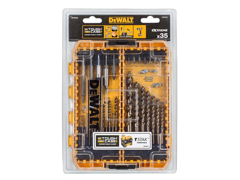 DEWALT DT70756-QZ DT70756 Mixed Drill & Bit Set, 35 Piece