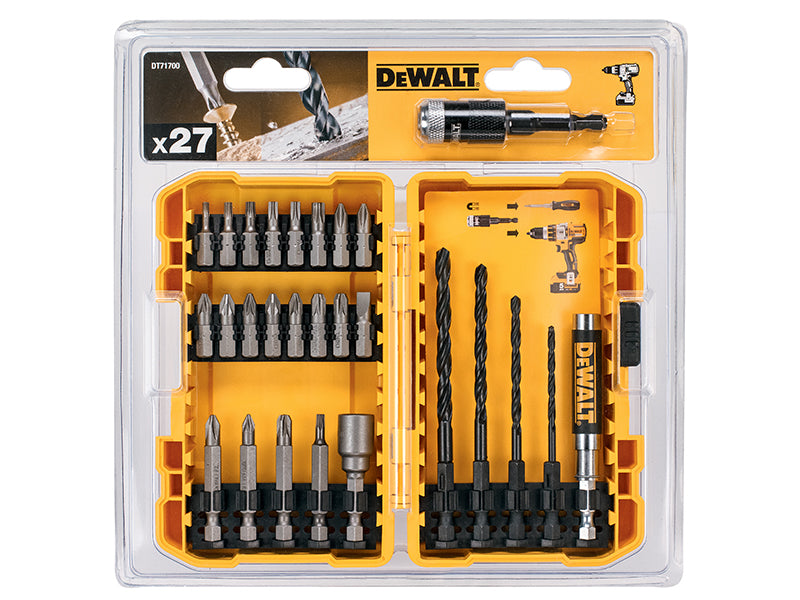 DEWALT DT71700-QZ DT71700 Rapid Load Drill Driver Set, 27 Piece