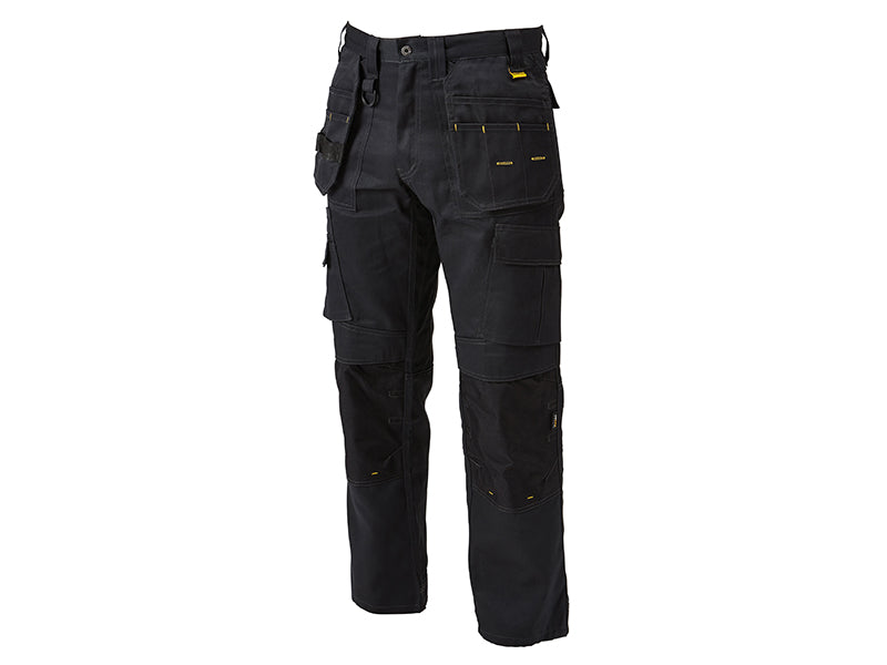 DEWALT DEWPROTRADE38/31 Pro Tradesman Black Trousers Waist 38in Leg 31in