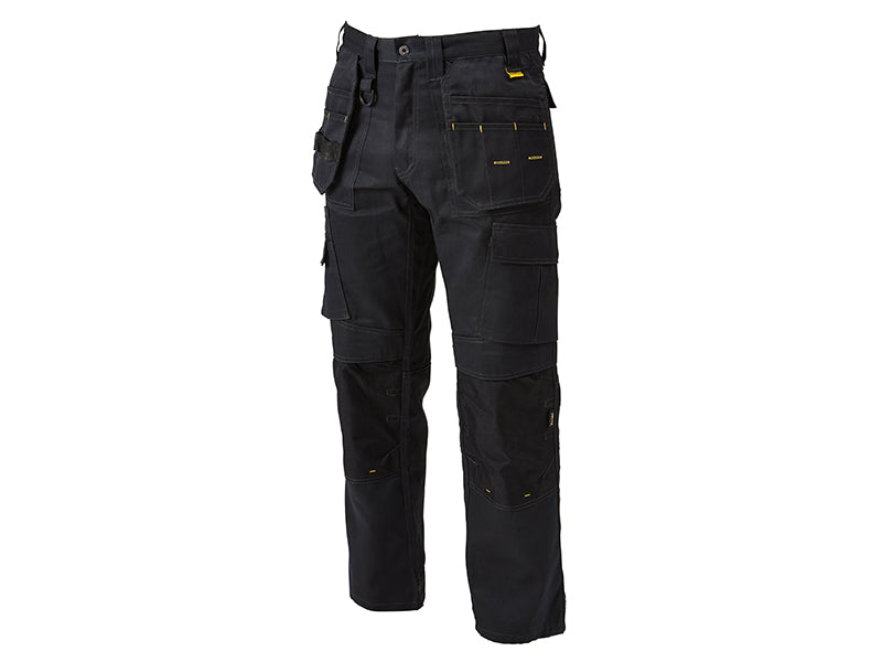 DEWALT DEWPROTRADE40/29 Pro Tradesman Black Trousers Waist 40in Leg 29in
