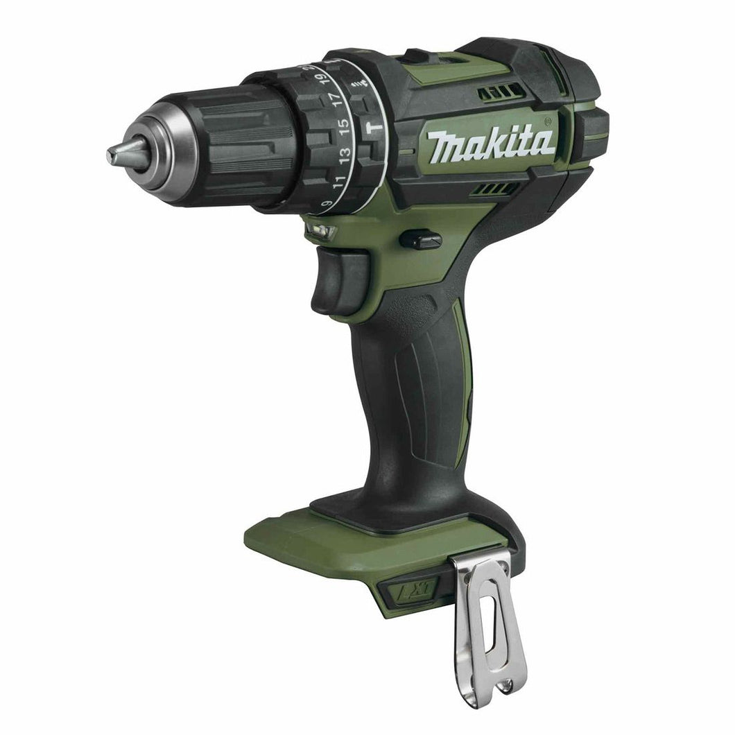 Makita DHP482SO 18V LXT Cordless Combi Drill Body Only Olive Green