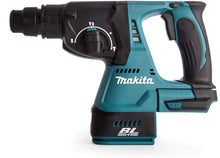 Load image into Gallery viewer, Makita DHR242Z 18V Brushless SDS+ Rotary Hammer Drill 24mm c/w BL1850B 5.0Ah Battery
