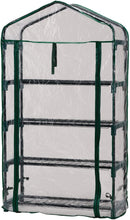Load image into Gallery viewer, DRAPER 09972 - 4-Tier Greenhouse, Sturdy Steel Frame, Clear PVC Cover, Patio
