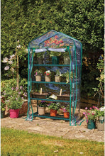 Load image into Gallery viewer, DRAPER 09972 - 4-Tier Greenhouse, Sturdy Steel Frame, Clear PVC Cover, Patio
