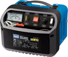 Load image into Gallery viewer, Draper 52965 12V/24V Battery Charger, 10-14A, Blue and Black
