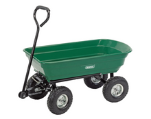 Load image into Gallery viewer, DRAPER 58553 22x96x51cm Garden Tipper Cart - Heavy Duty Gardening Trolley with Handle For Home and Professional Use
