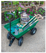 Load image into Gallery viewer, DRAPER 58553 22x96x51cm Garden Tipper Cart - Heavy Duty Gardening Trolley with Handle For Home and Professional Use
