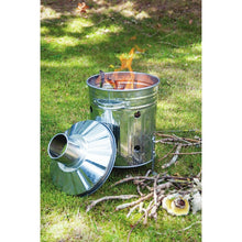 Load image into Gallery viewer, Draper Mini Galvanised Incinerator Bin Fire Burning Garden Waste Rubbish Wood
