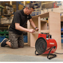 Load image into Gallery viewer, Draper 63858 2.8KW 230V PTC Space Heater Warmer Office Workshop
