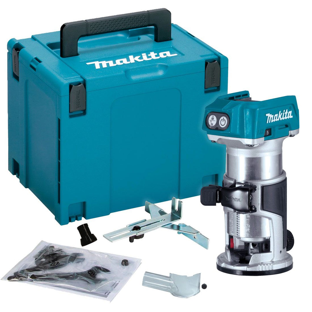 Makita DRT50ZJ 18v LXT Li-ion Brushless Router/Trimmer Bare Unit in MakPac Case