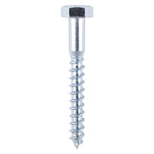 Load image into Gallery viewer, TIMCO Coach Screws Hex Head Silver  - 10.0 x 50 TIMpac OF 4 - 1050CSCP
